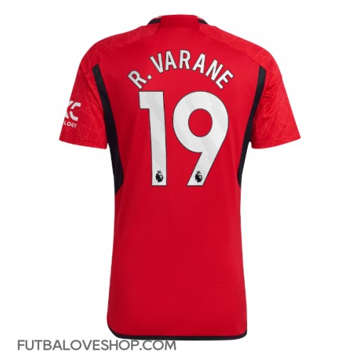 Dres Manchester United Raphael Varane #19 Domáci 2023-24 Krátky Rukáv